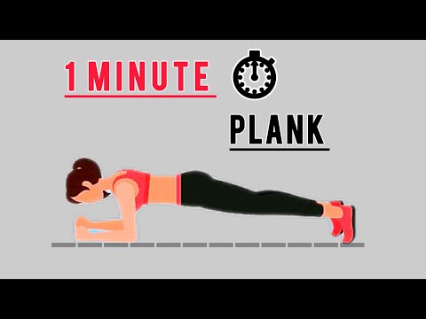 1 Minute Plank Timer with music || 1 Minute Plank