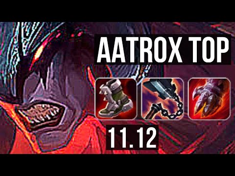 AATROX vs KLED (TOP) | 10/0/9, 1200+ games, Legendary, 1.2M mastery | EUW Grandmaster | v11.12