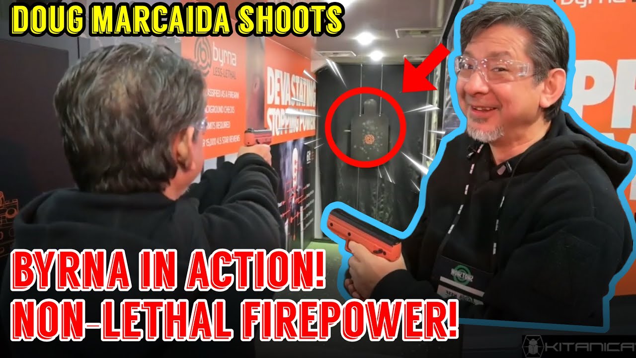 Byrna Non-Lethal Self-Defense Firearm Tested by Doug Marcaida & Tomas Alas | Best Non Lethal Tool?
