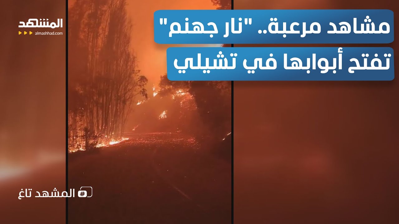 تفعيل "الزر الأحمر".. النيران تحوّل تشيلي إلى "جحيم مستعر" – المشهد تاغ