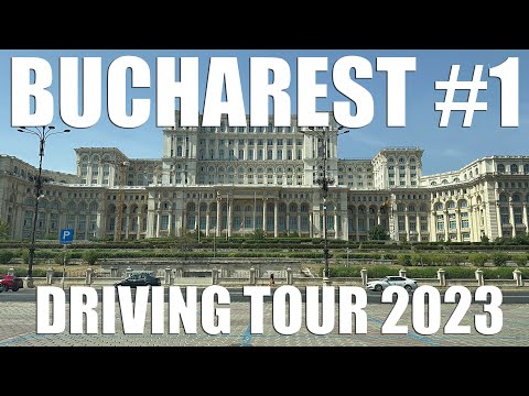 Bucharest, Romania Driving Tour 2023 - 4k 60fps PART #1  DRIVING CINEMATIC VIEW | REVIEW BY NEW YORK