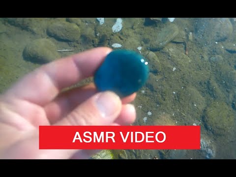 ASMR Search for gold and minerals on the #asmr river