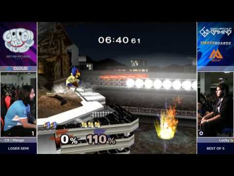 C9 Mang0 (Falco) vs Lucky (Fox) - GOML2016 - Losers Semi Final