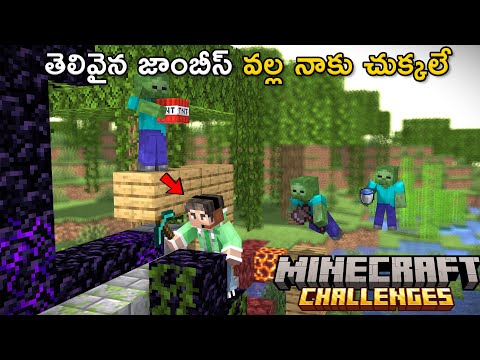 Insane Gamer vs Smart Zombies: Epic Minecraft Telugu Survival