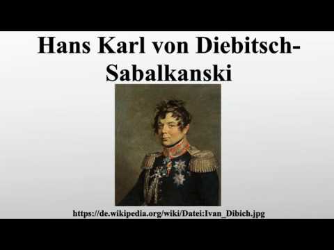 Hans Karl von Diebitsch-Sabalkanski