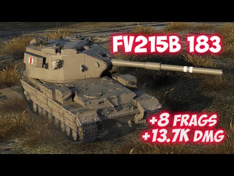 FV215b 183 - 8 Frags 13.7K Damage - One of the world records! - World Of Tanks