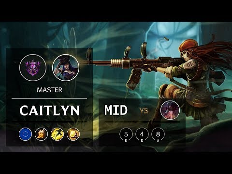 Caitlyn Mid vs Akali - EUW Master Patch 9.23