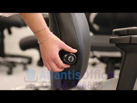 Fareham Posture 24 Hour Leather Faced Ergonomic Chair with Headrest