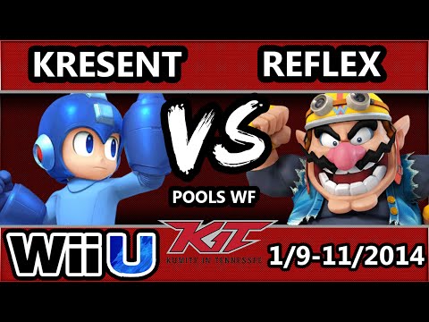 KiT 15 - Reflex (Wario) Vs. HB Kresent (Megaman) SSB4 Pools Winners Finals - smash 4 Wii U