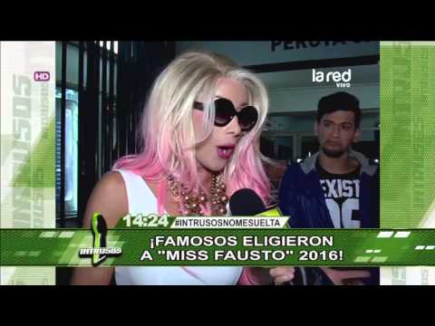 Famosos eligieron a "Miss Fausto" 2016