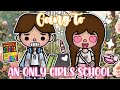 BOY Goes To An ONLY Girls School WITH VOICE ️ Toca Boca TikTok Roleplay 🩵