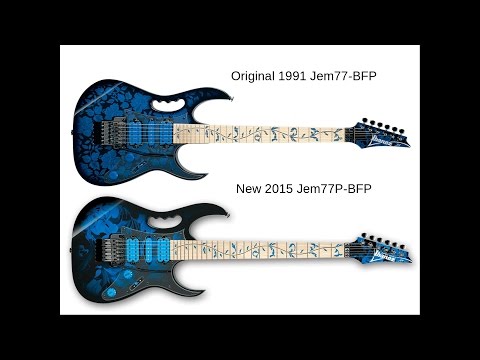 Ibanez Jem 77p-BFP 2015 model review
