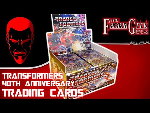 KNOW WHEN TO HOLD THEM | Transformers 40TH ANNIVERSARY TRADING CARDS: EmGo's Reviews N' Stuff