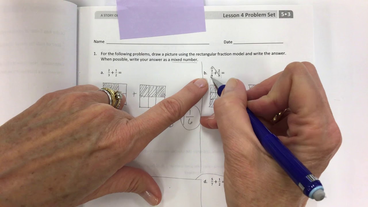 Eureka math grade 5 module 3 lesson 4 problem set
