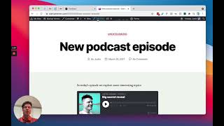 How to embed the podcast player in WordPress Gutenberg editor