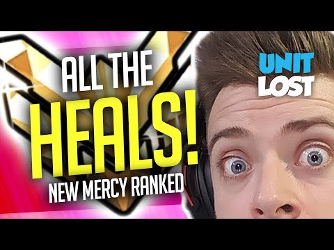 Overwatch - New Mercy MASTER Gameplay! (ALL THE HEALS!)