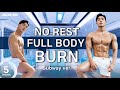 5 MIN FULLBODY TABATA (LOSE WEIGHT + STRENGTH) l 짧고 굵게 체지방 🔥활활🔥 - 5분 전신 고강도 홈트