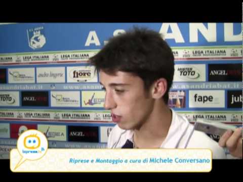 intervista fine gare Andria-Triestina a Biagio Meccariello