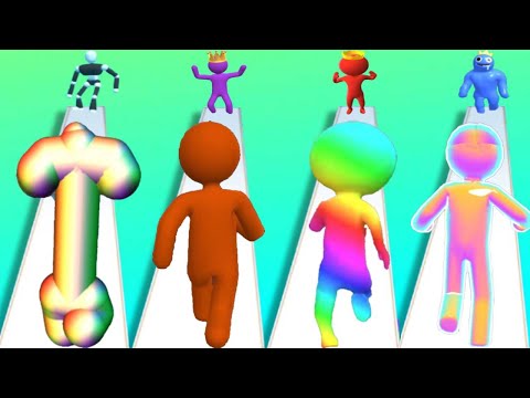 TALL MAN RUN vs GIANT RUSH vs SIZE UP vs SOLO LEVELING - Quadruple Gameplay NEW UPDATE All Levels