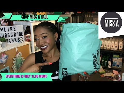 $1.00 MAKEUP? HUGE SHOP MISS A HAUL 2019~EVERYTHING IS ONE DOLLAR!😍AMAZING NEW FINDS Video
