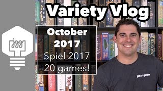 Variety Vlog October '17 - Spiel @ Essen & 20 games!