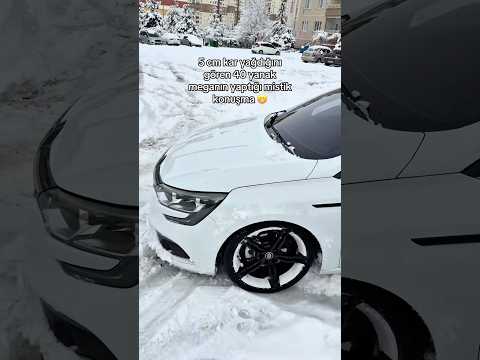 Megane karda kalmış