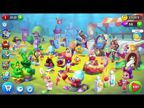 Fishdom 6287 Hard Level - 17 moves - NO BooSTERS