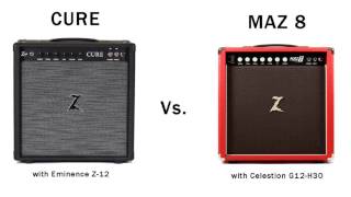 Video thumbnail for Dr. Z Cure Vs. Maz 8 comparison with Fender Stratocaster by Dr Z Amplification