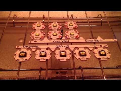 Reflow soldering LEDs in a modified toaster oven