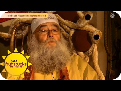 Die Kirche der "Fliegenden Spaghetti-Monster" | SAT.1  Frühstücksfernsehen
