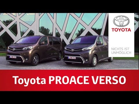 Der Toyota PROACE VERSO | Das Großraumfahrzeug