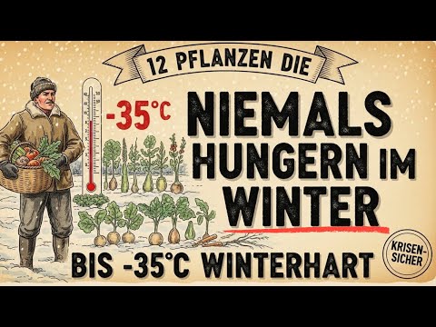 12 Pflanzen die bis -35°C überleben – Niemals mehr hungern im Winter!