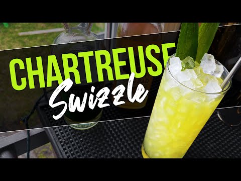 CHARTREUSE SWIZZLE | Refreshing Green Chartreuse Cocktails