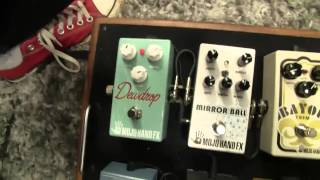 Video thumbnail for NAMM 2014: Mojo Hand FX Dewdrop, MirrorBall, Speakeasy and DMBL Video Demo by sonicstate