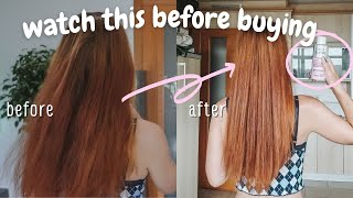 L'oreal Glycolic Gloss review and first impression on long, fine, dull, oily and wavy hair 🤔🤨🎀