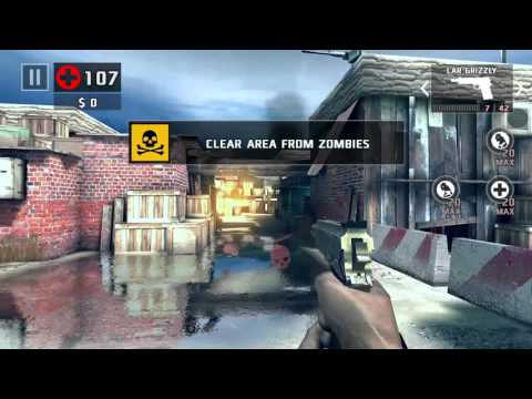 Dead Trigger 2: update 1.0 - LAR GRIZZLY MK10 Vs. DESERT EAGLE MK10 - Gameplay HD