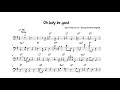 Ray Brown Transcription  - Oh lady be good  - Oscar Peterson trio -  George Gershwin songbook