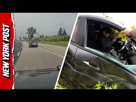 Wisconsin deputy ends 102 MPH chase With dramatic PIT maneuver