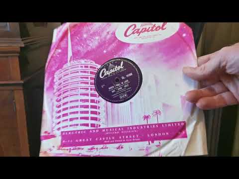 When I Fall In Love ~ Nat "King" Cole ~ 1931 HMV 521 Radiogram ~ Capitol 78rpm Record