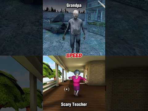 Grandpa vs Scary Teacher who is powerful 💪 #grandpa #scaryteacher3d #misst #gaming #viral #shorts