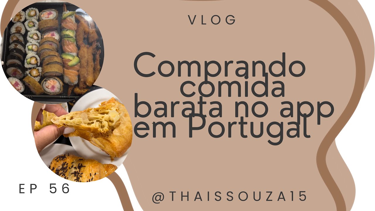 TE ENSINANDO A COMPRAR COMIDA BARATA EM PORTUGAL | app Too good to go #toogoodtogo #vlog #portugal