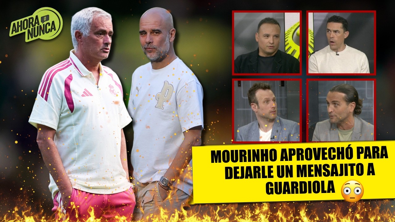 MOURINHO lanzó dardo a PEP GUARDIOLA: "UN AÑO SABÁTICO solo SIGNIFICA DEBILIDAD" | Ahora o Nunca