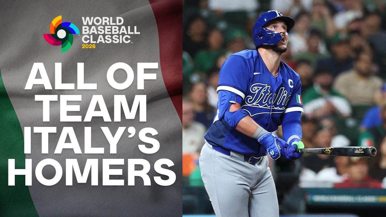 Team Italy crushes 12 total homers in the 2026 World Baseball Classic 🇮🇹 (Pasquantino, Caglianone)