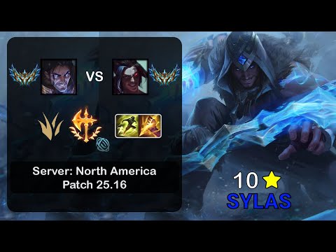 Sylas Jungle vs Kayn - NA Challenger - Patch 25.16