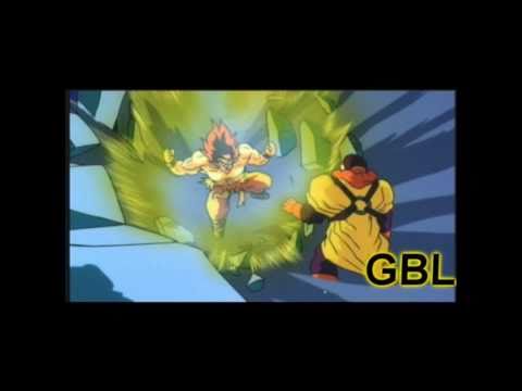 Dragonball Z-Goku turns into a false super saiyan [720p]