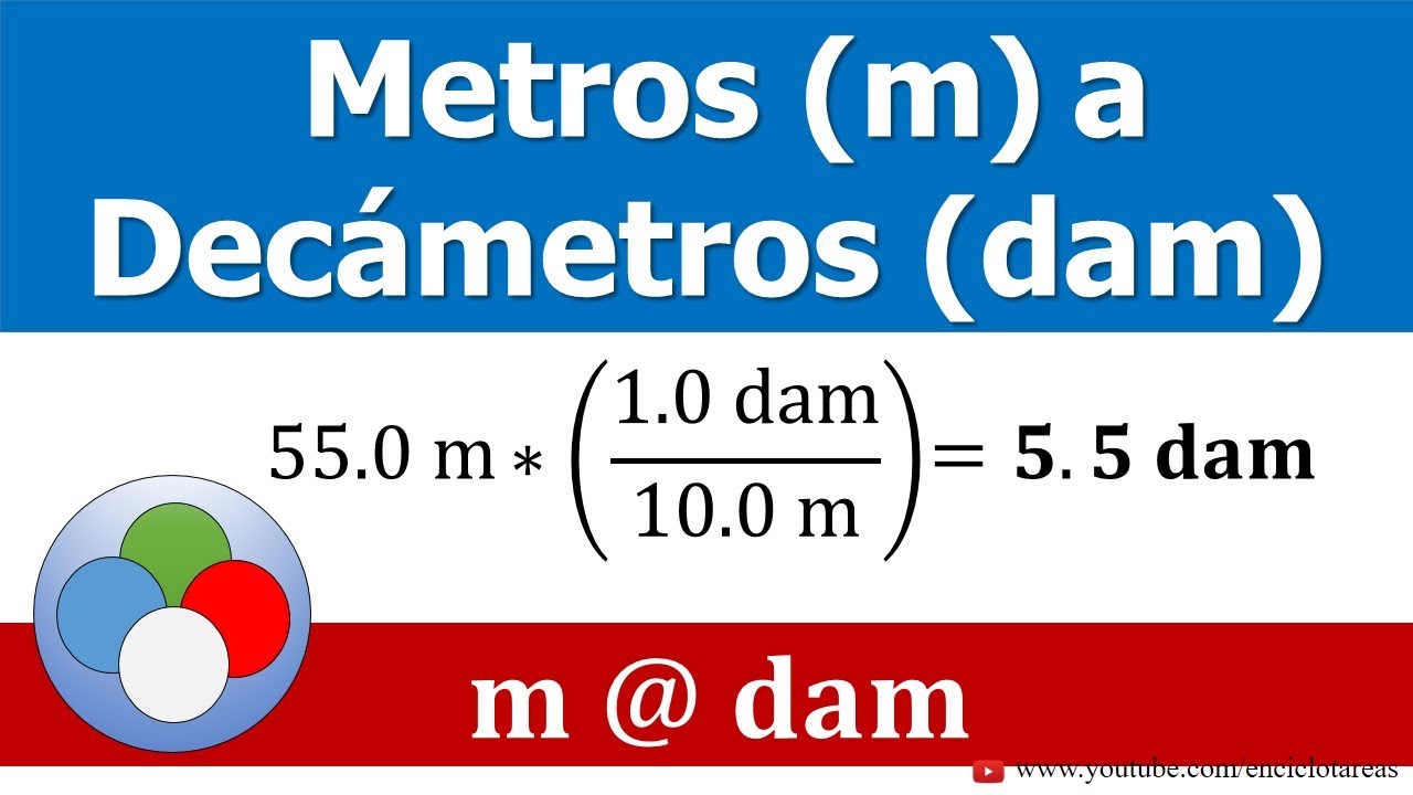 METROS A DECÁMETROS (m a dam) - PARTE 1