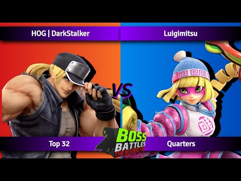 HOG | DarkStalker (Terry) vs Luigimitsu (Min Min) - Winners Quarters (Top 32) - BOSS BATTLES: TR