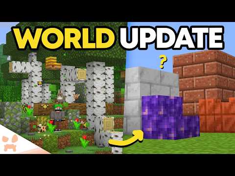 MINECRAFT JUST ADDED BETTER WORLD GENERATION FEATURES + NEW BLOCK VARIANTS CONFIRMED?!