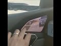 Future Of Cars Car Mirror As Camera Demonstration