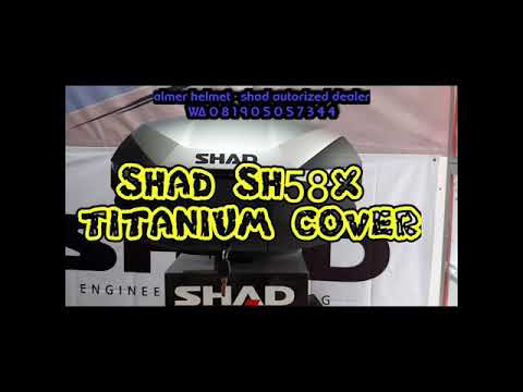 Shad SH58X with titanium cover